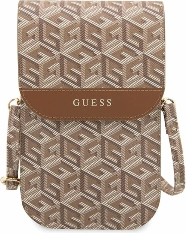 Çantë dore Guess GUWBHGCFSEW, kafe
