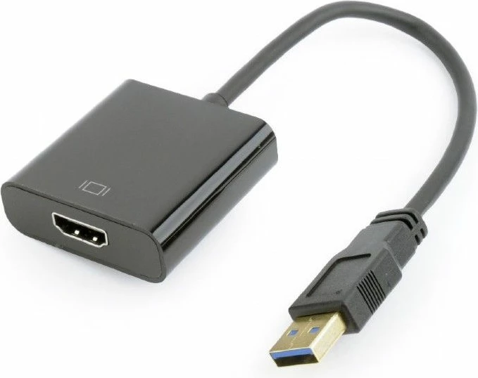 Adapter USB-A në HDMI Gembird A-USB3-HDMI-02 USB 3.0, i zi