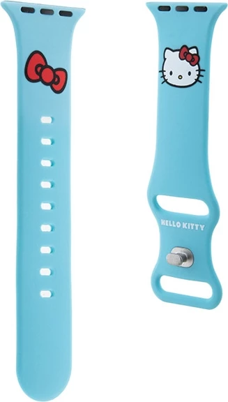Rrip silikoni për Apple Watch Hello Kitty, 38/40/41mm, kaltër
