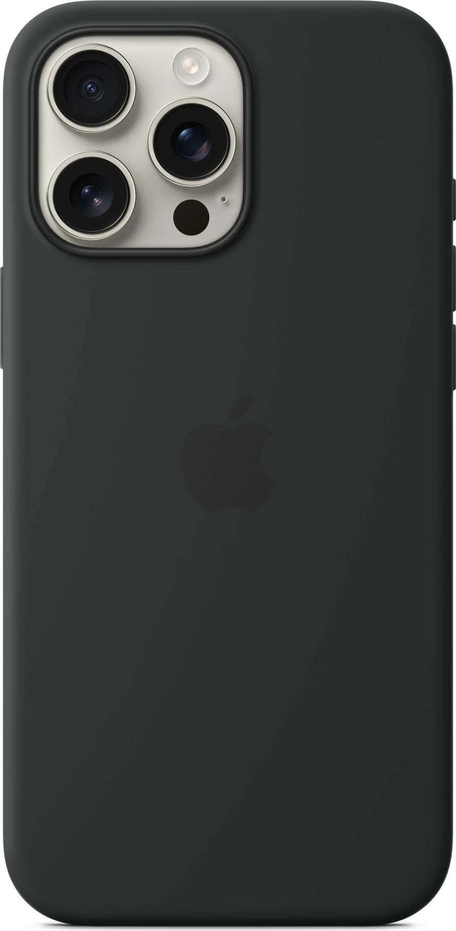 Mbështjellës silikon Apple iPhone16 Pro Max me MagSafe, i zi