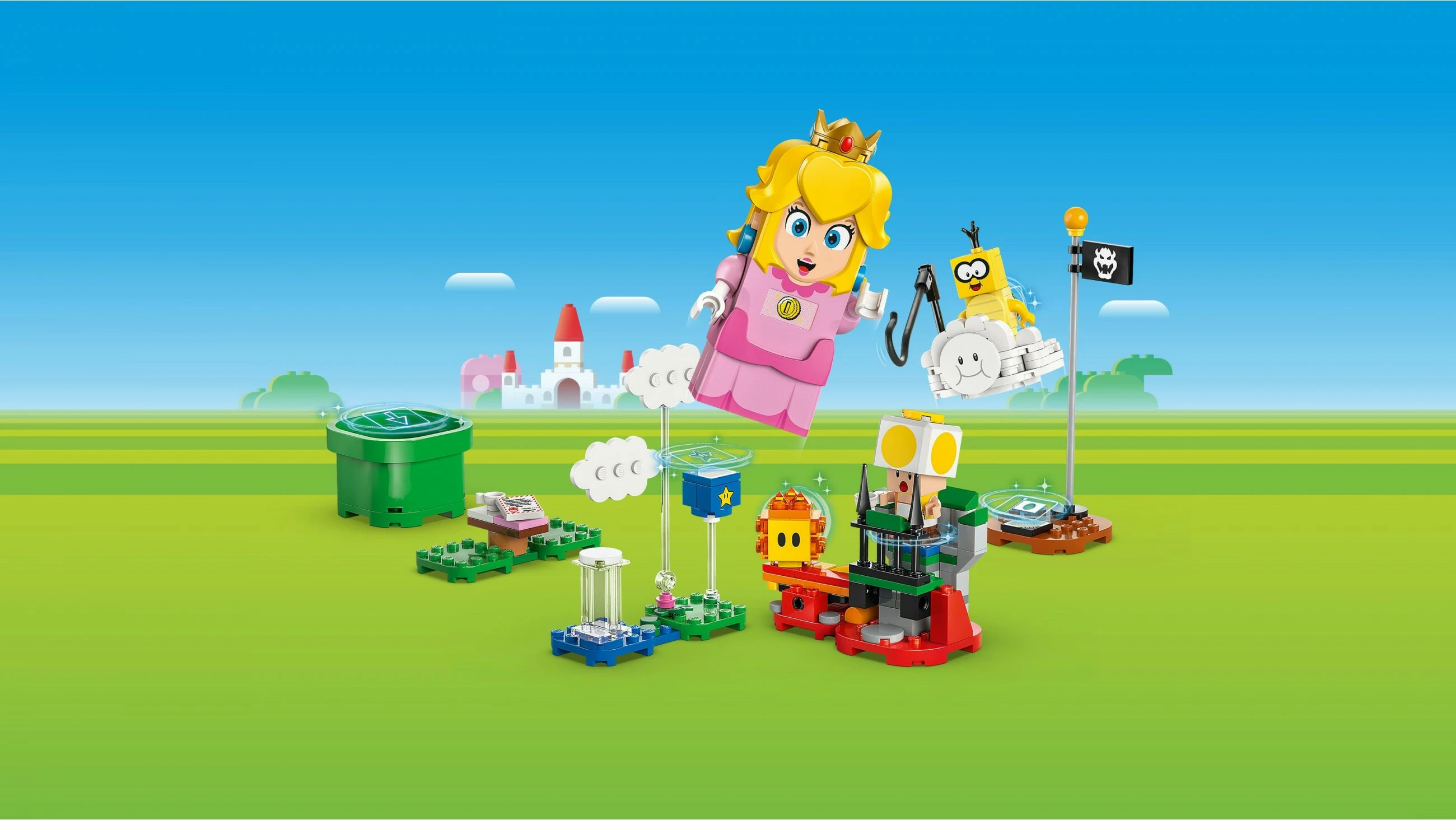 Set ndërtimi LEGO Super Mario 71441, Peach interaktive, 208 pjesë, shumëngjyrësh