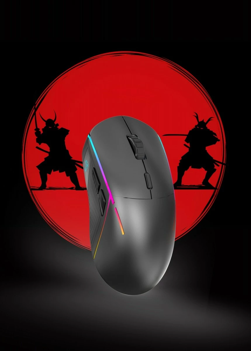 Maus gaming YENKEE SAMURAJ YMS 3500BK, wireless/USB-C, i zi
