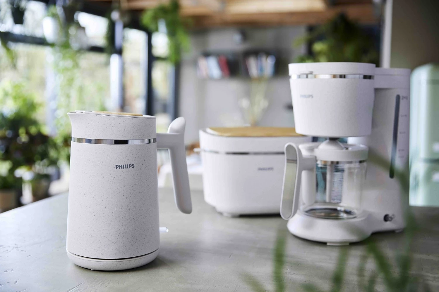 Çajnik Philips Eco Conscious Edition HD9365/10, 1.7 L, 2200 W, Bardhë