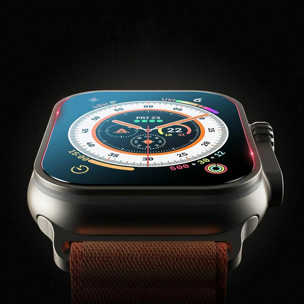 Set xham mbrojtës Tech-Protect Supreme, për Apple Watch Ultra 1/2 (49mm), Transparent, 2 copë