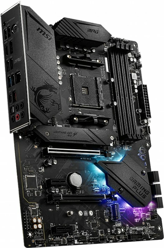 Pllakë amë MSI MPG B550 Gaming Plus, AMD, Socket AM4, DDR4-SDRAM, 128 GB
