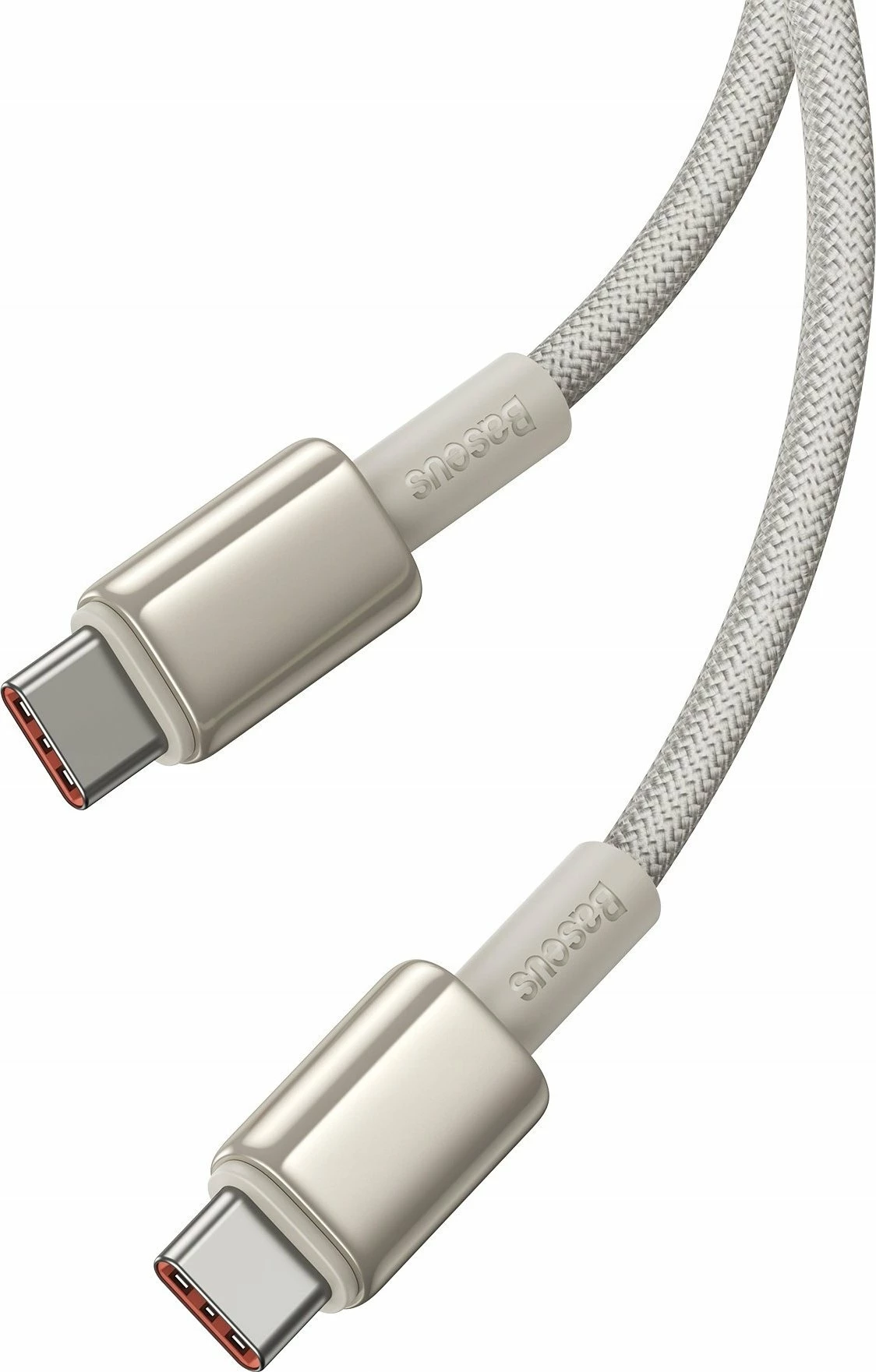 Kabllo USB-C Baseus Tungsten Gold P10319800G21-01, 2 m, PD 100W, 5A, USB-C në USB-C, e artë