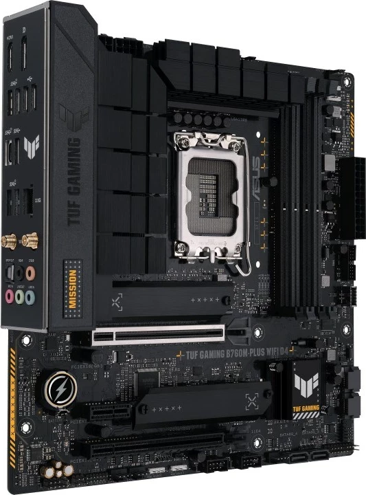 Pllakë amë ASUS TUF GAMING B760M-PLUS WIFI D4, Intel B760, LGA 1700, micro ATX