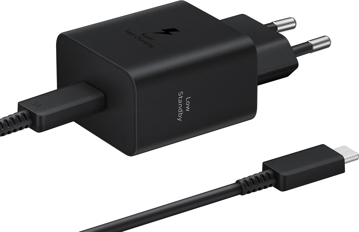 Karikues muri Samsung EP-T4511XBEGEU, 45W, 1x USB-C, me kabllo USB-C, i zi
