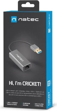 Kartë rrjeti Natec 1070, USB 3.0, RJ-45, 1Gb