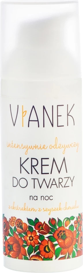 Krem nate për fytyrë VIANEK ushqyes intensiv për femra, 50ml