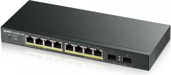 Switch Zyxel GS1900-8HP v3, Managed, PoE, Gigabit Ethernet
