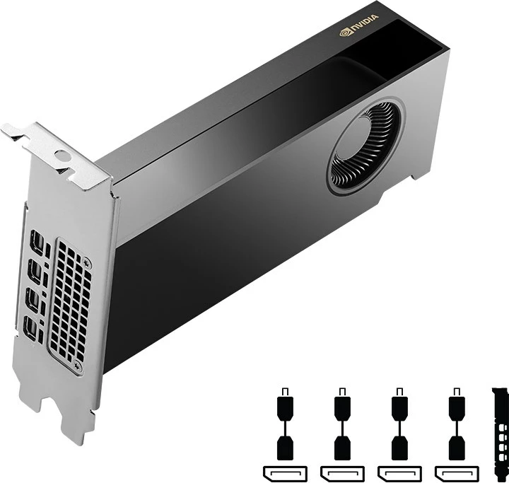 Kartelë grafike PNY NVIDIA RTX 2000 Ada Generation 16 GB GDDR6, e zezë