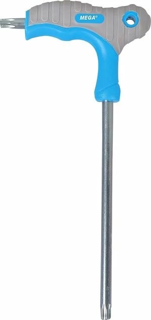 Çelës Torx në formë T Mega 48614 T25, blu/gri, 1 copë