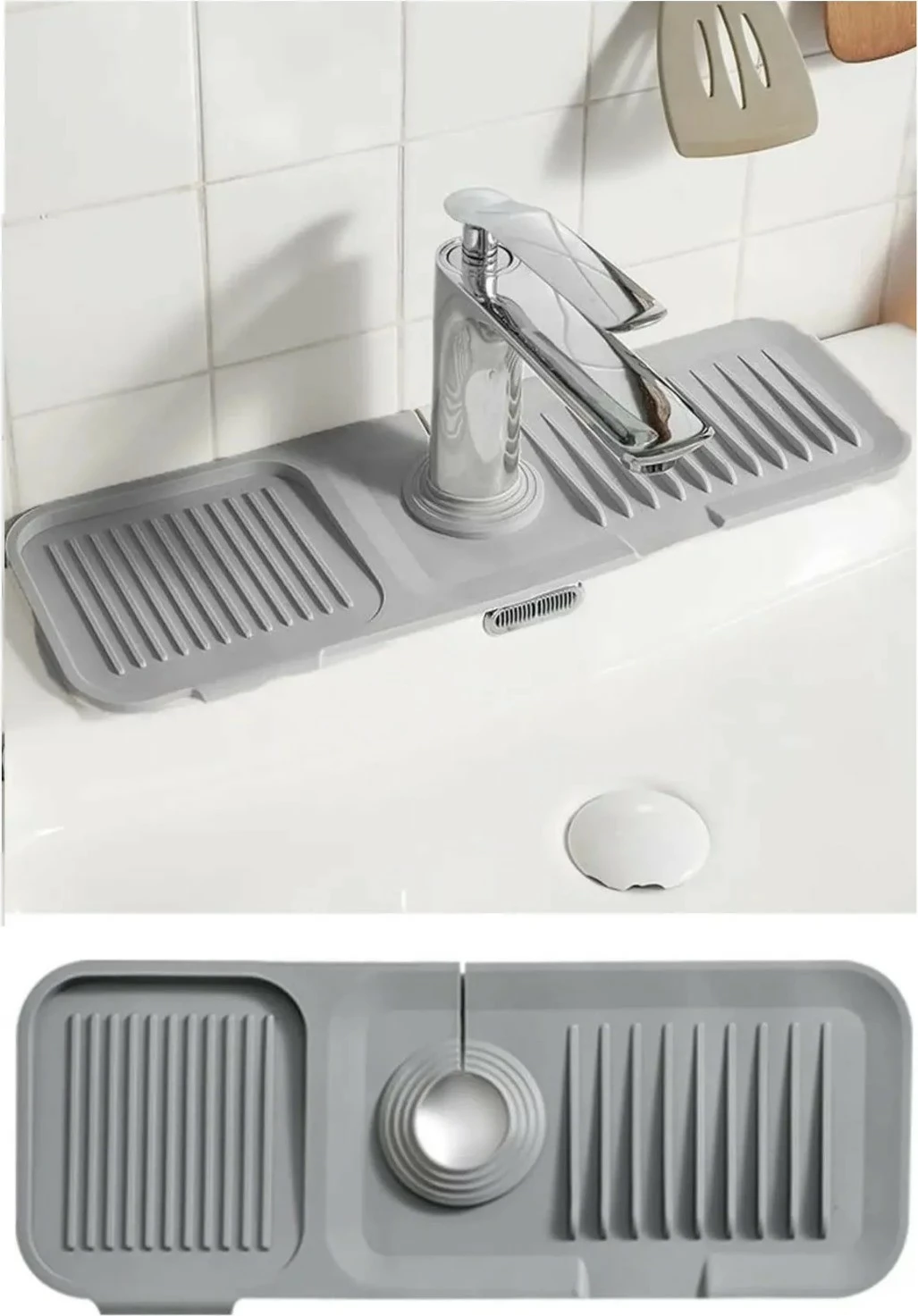 Mbrojtës për spërkatje lavamani, Hermia Byev, gri