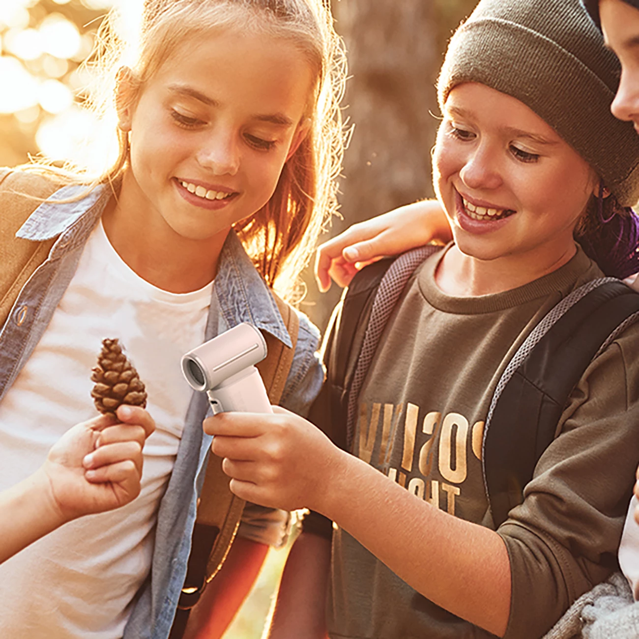 Ventilator dore Jisulife Life9, 3600mAh, USB-C, Gri