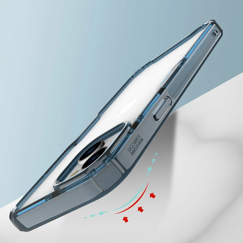 Mbështjellës Nillkin Nature Pro për iPhone 15 Pro Max, i bardhë, transparent