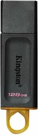 USB Kingston DataTraveler Exodia 128GB, USB 3.2, zi/verdhe