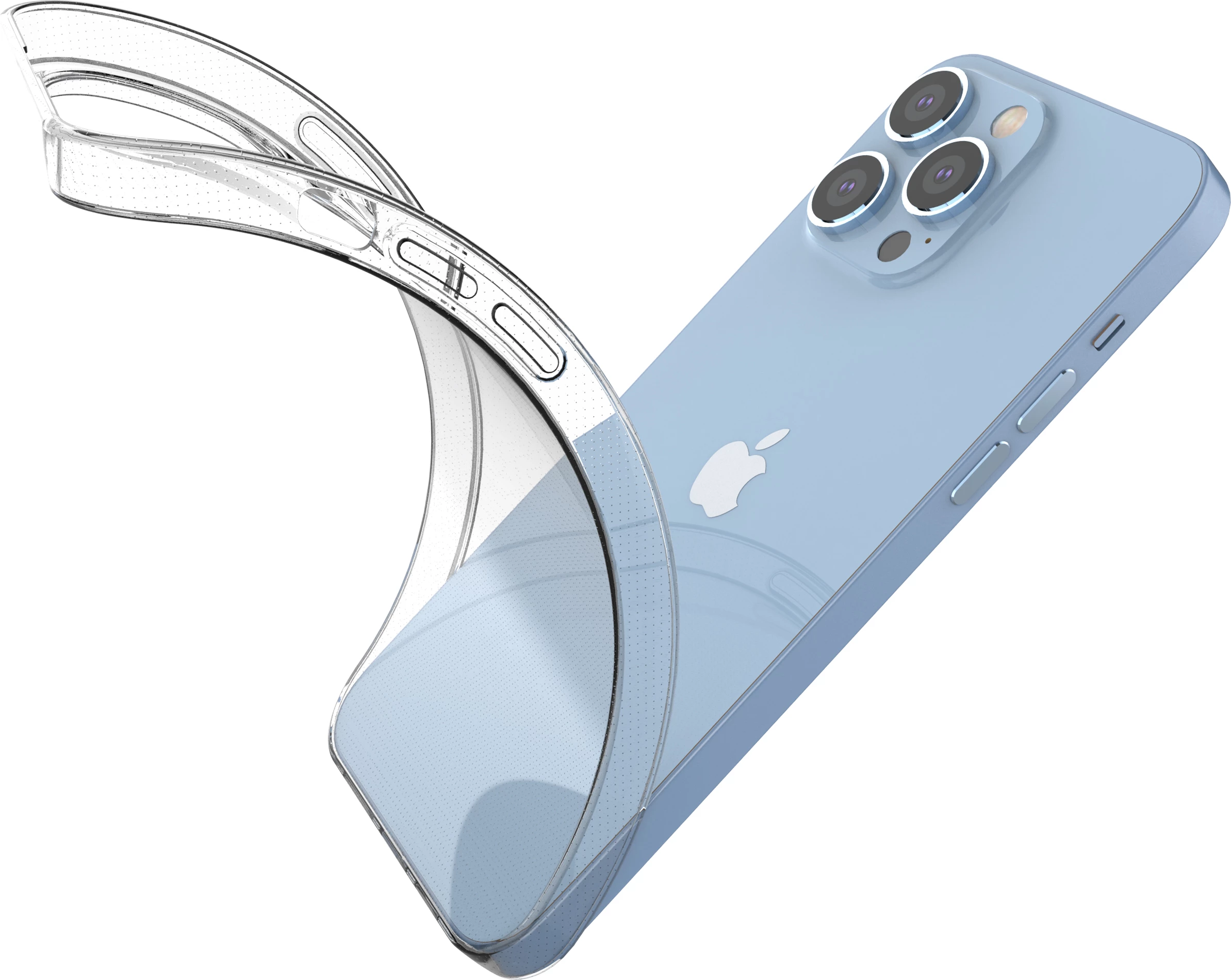 Mbështjellës Hurtel Ultra Clear 0.5mm për iPhone 14 Pro Max, Transparent
