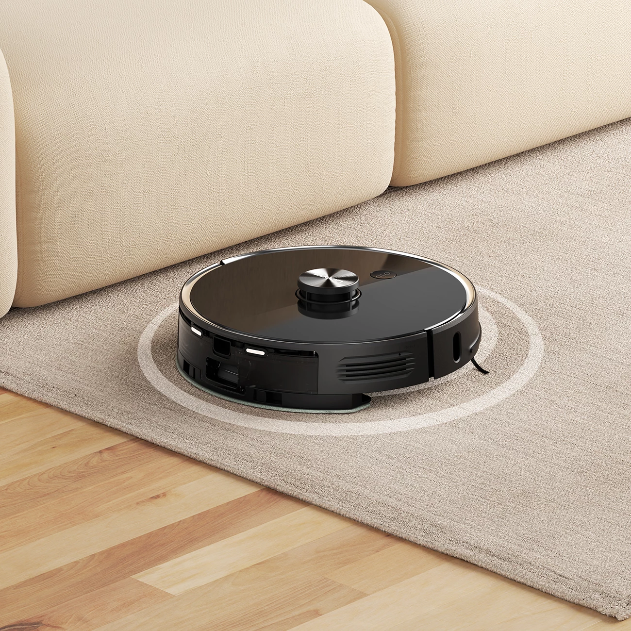 Robot pastrues UWANT U100 Lite me mop, stacion karikimi, Gri