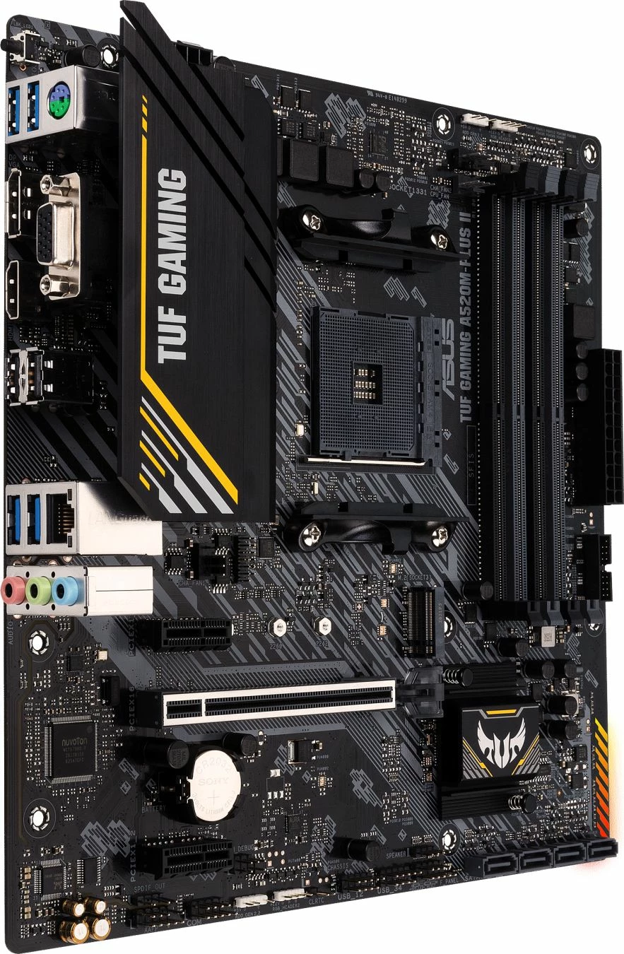 Pllakë amë Asus TUF GAMING A520M-PLUS II, mATX, 4xDDR4 deri 128GB