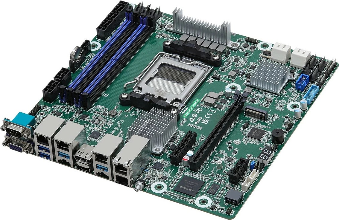 Pllakë amë ASRock B650D4U-2L2T/BCM, Socket AM5, për servera