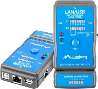 Testues Kabllor, Lanberg NT-0403, zi/kaltër
