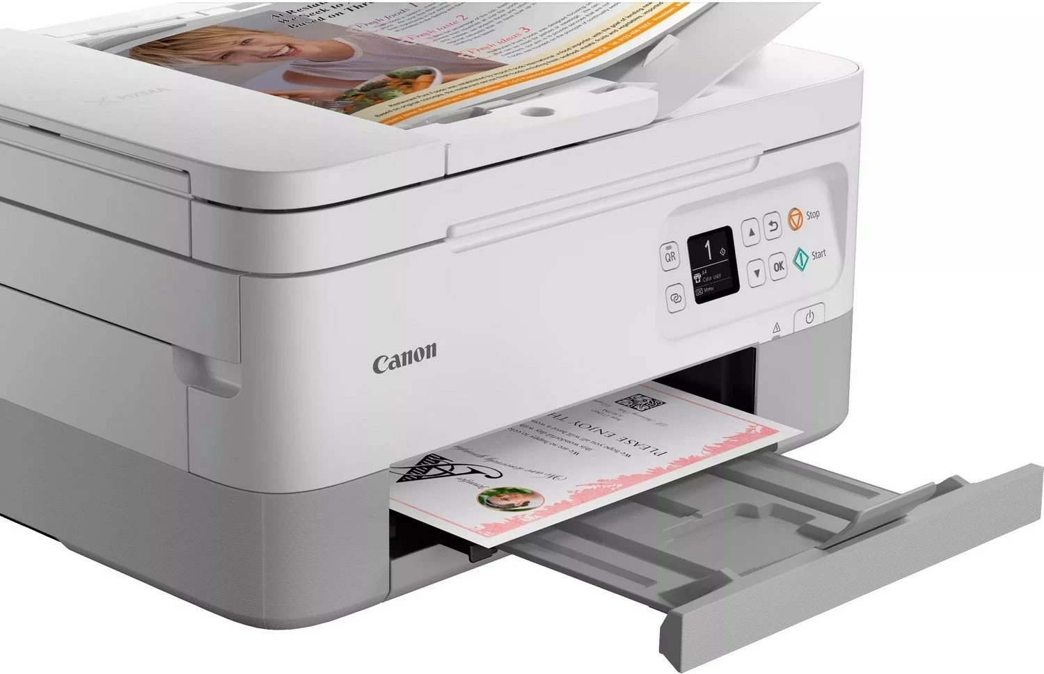 Printer Canon PIXMA TS7451I, multifunksional, Wi-Fi, bardhë