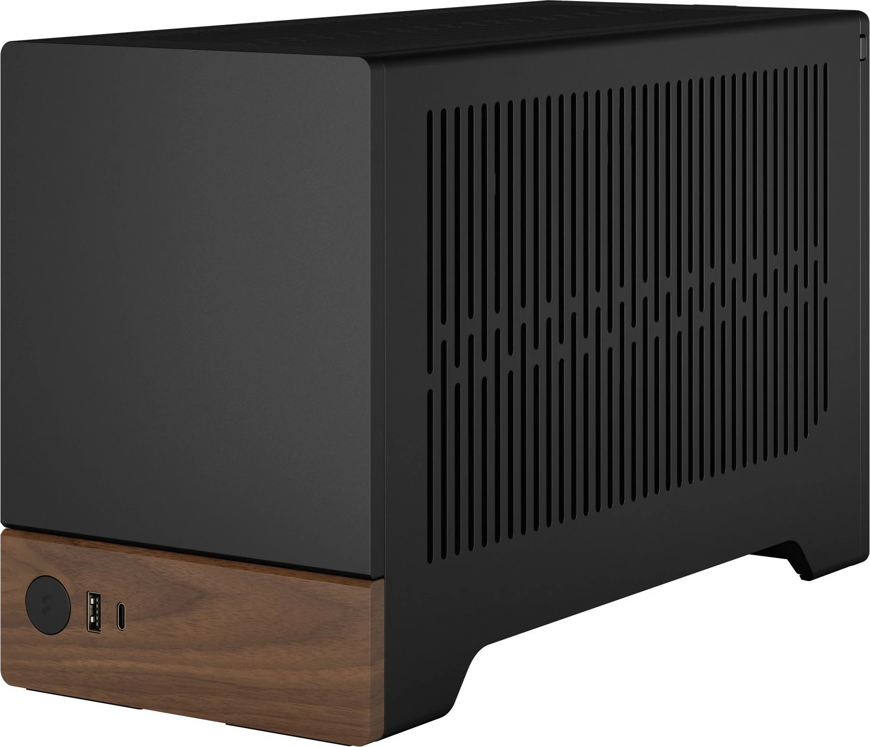 Kasë Fractal Design Terra, Mini-ITX, Alumini, Walnut, Graphite