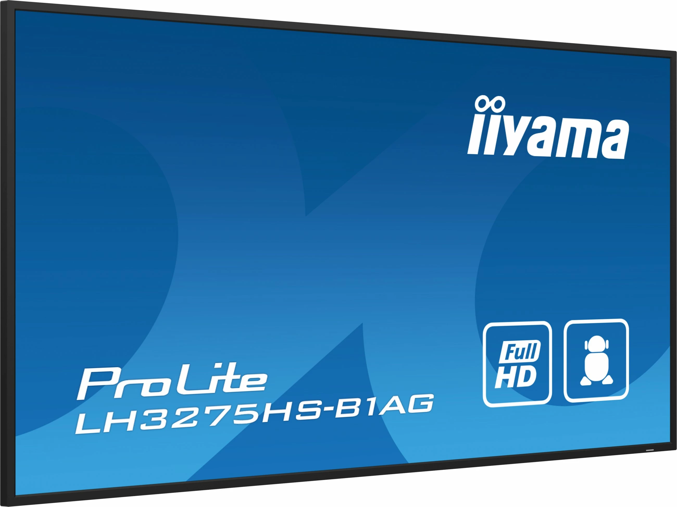 Monitor profesional iiyama LH3275HS-B1AG, 32", Full HD, Android OS, Wi-Fi, 24/7