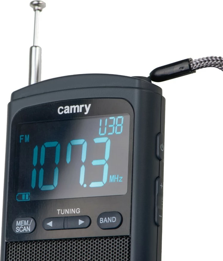 Radio portabile Camry CR1905, FM/AM, ekran LCD, USB-C, e zezë