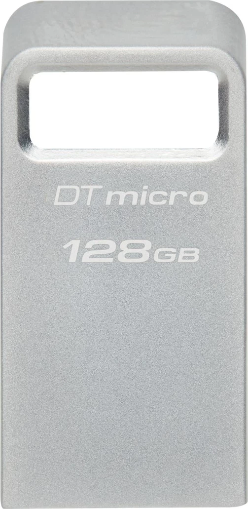 USB Kingston DataTraveler 128GB, Metal, Argjendtë