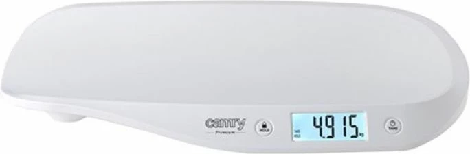 Peshore bebi CAMRY CR8185, 20 kg, Auto-HOLD/HOLD, ndarje 5 g, ekran LCD me ndriçim, e bardhë