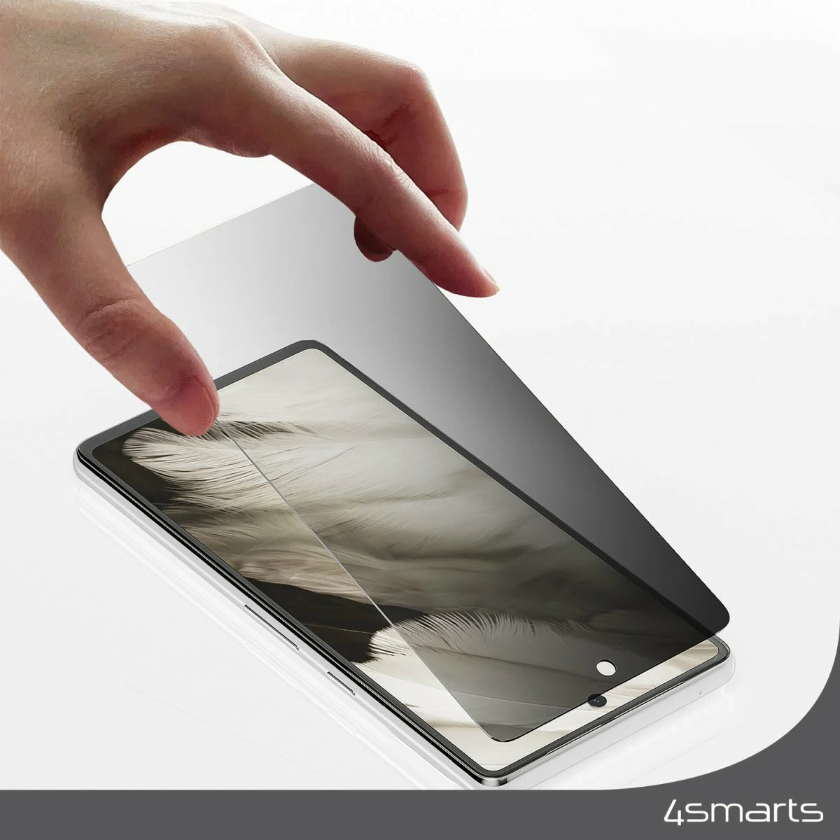 Mbështjellës ekrani 4smarts Samsung Galaxy A55, xham i kalitur, transparent