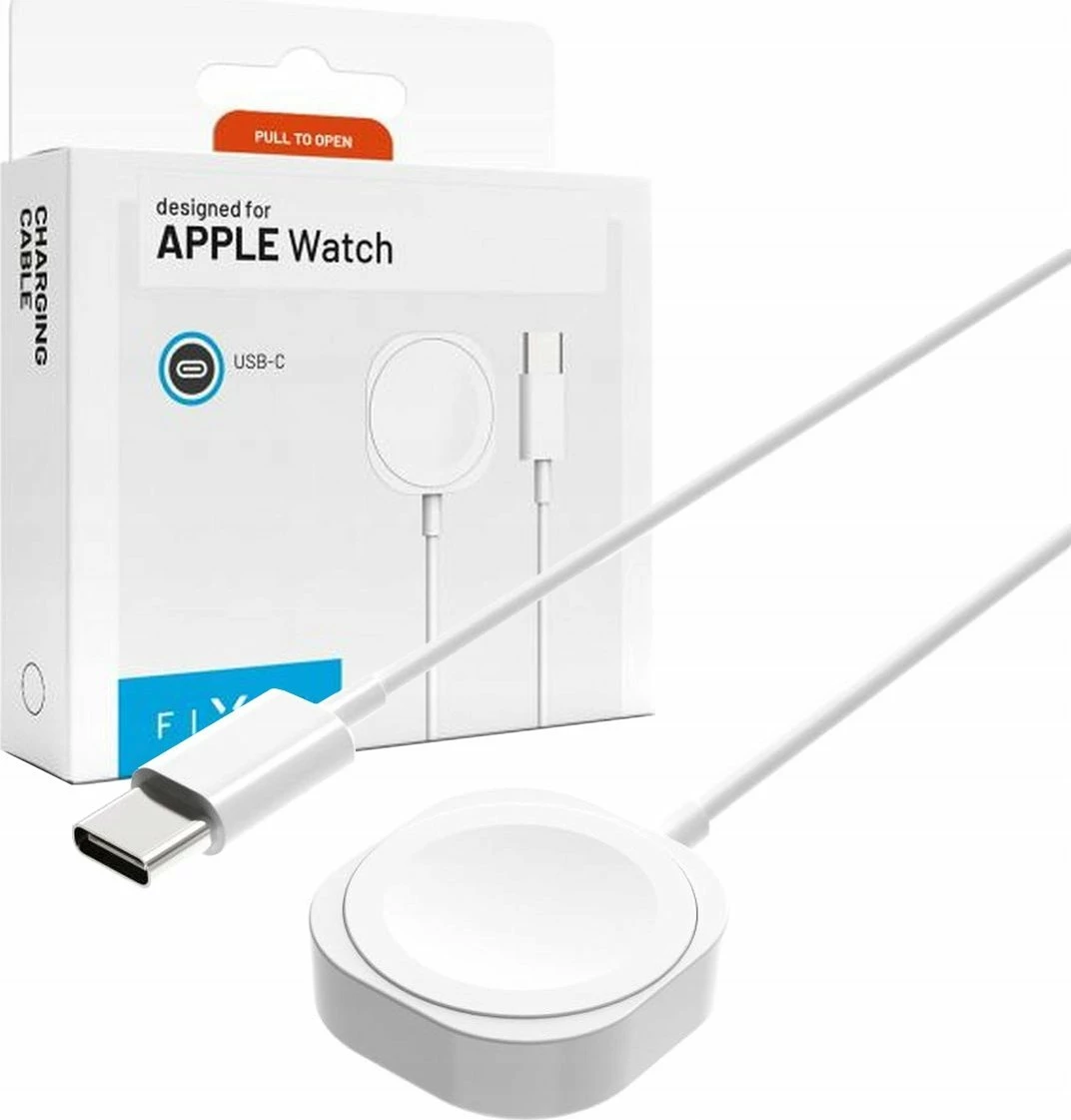 Kabllo karikimi USB-C me karikim induktiv për Apple Watch Fixed FIXDW-AW-C 1 m 2.5W e bardhë