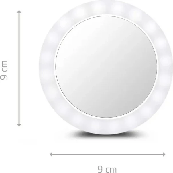 Pasqyrë bukurie Medisana Ecomed CM-20E me ndriçim, e bardhë