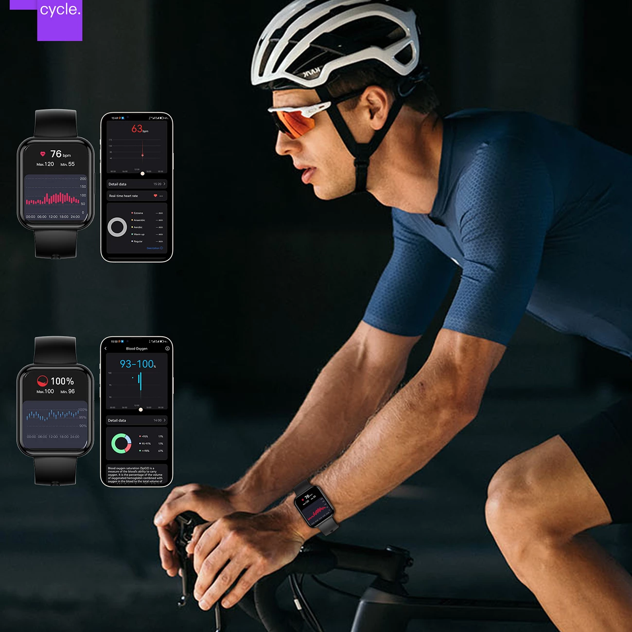 Smartwatch Choetech WT001, 1.91", IP67, Bluetooth 5.0, 300 mAh, e zezë