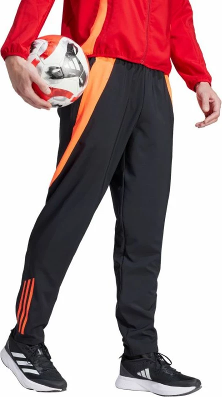 Pantallona sportive adidas për meshkuj, të zeza dhe portokalli