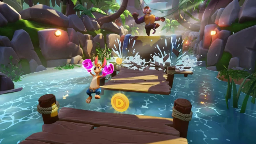 Video lojë Just For Games Kao The Kangaroo për PlayStation 4