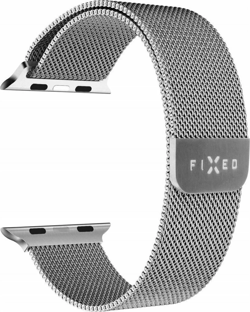Rrip për Apple Watch Fixed Mesh FIXMEST-436-BK 49/45/44/42mm, argjend