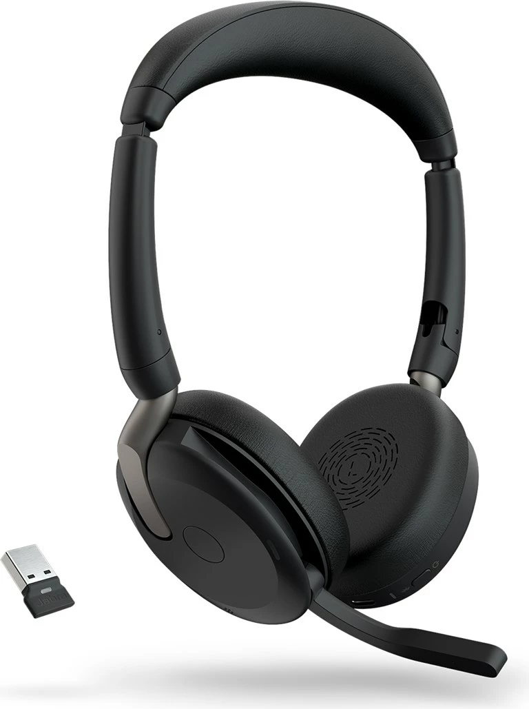 Kufje Jabra Evolve2 65 Flex, stereo, Bluetooth 5.2, Link380a UC, e zezë