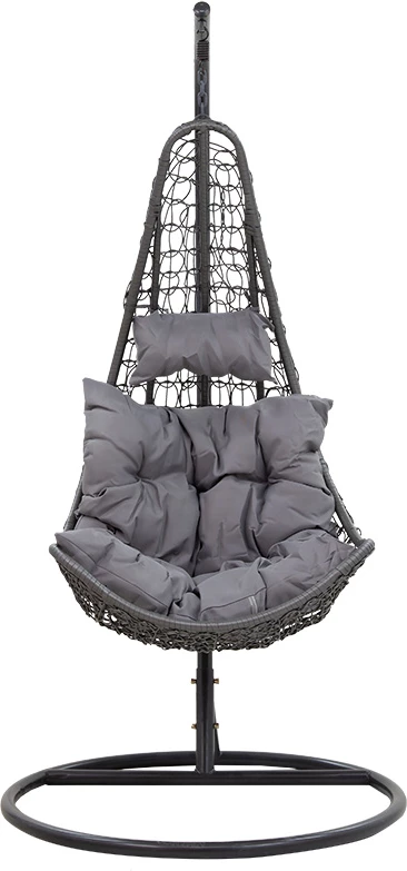 Karrige varëse për kopsht, ngjyrë gri, 103x83x200 cm