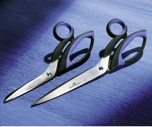 Gërshërë Durable 172001, 25cm, çelik inox, e zezë/kuqe