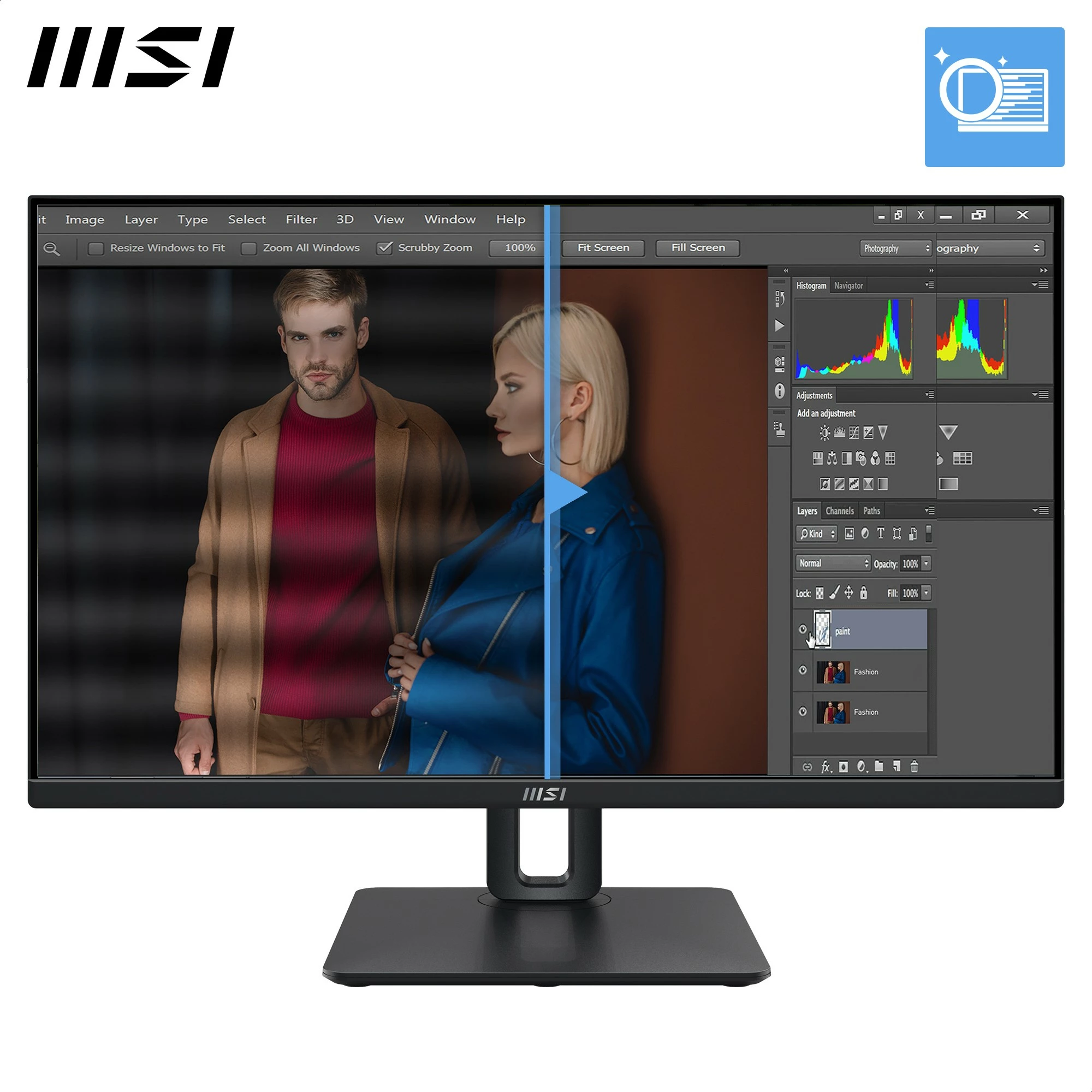 Monitor MSI PRO MP245PG 24 IPS FHD 100Hz i zi