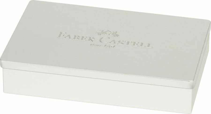 Kuti e fortë për lapsa Faber-Castell 180011, e bardhë