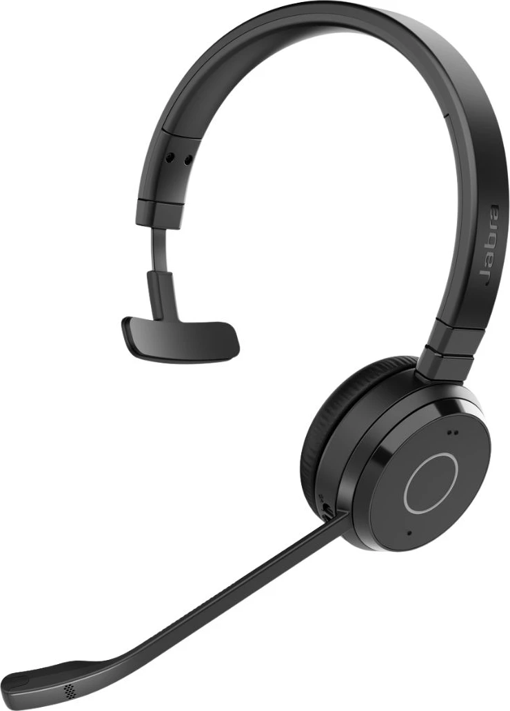 headset, Jabra, Evolve 65 MS 6693-833-309, Bluetooth me mikrofon boom, mono on-ear, e zezë