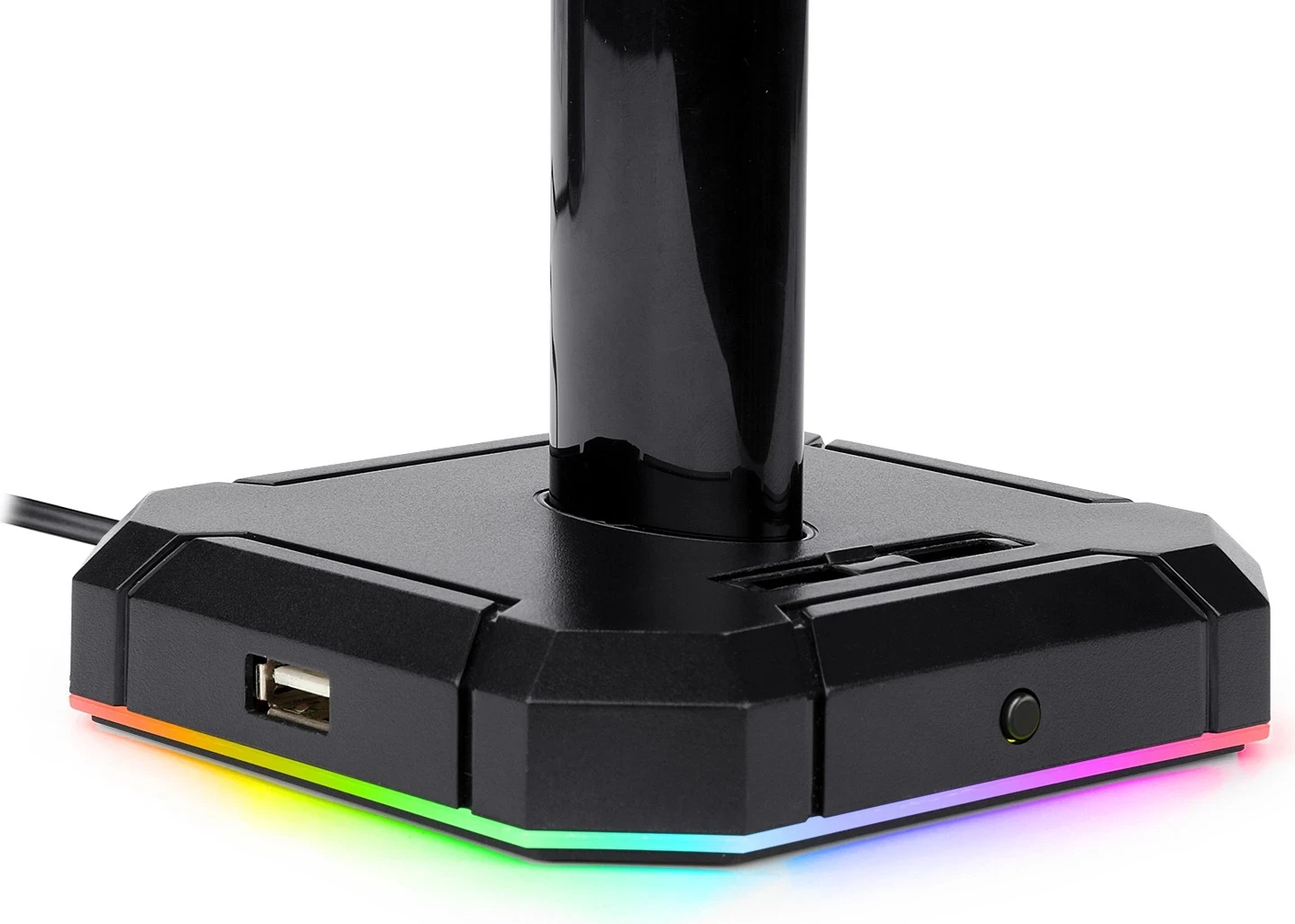 Mbajtëse Kufjesh Redragon Scepter Pro HA300, me dritë RGB dhe portat USB