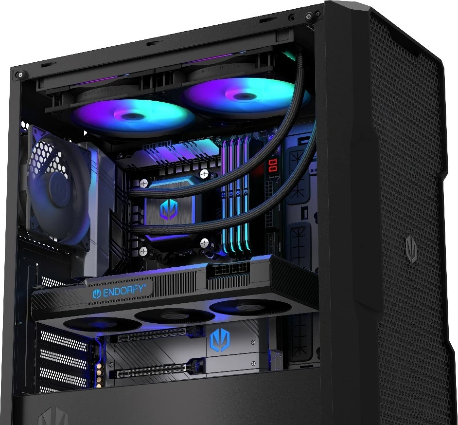Kasë ftohëse Endorfy Navis F280 ARGB, Liquid Cooling, 2x140mm, ARGB