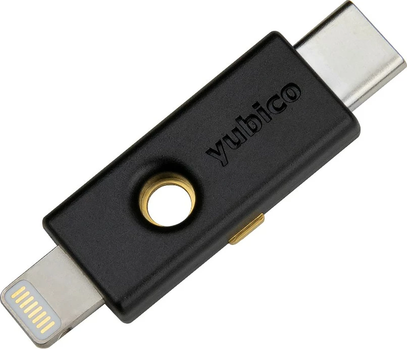 YubiKey 5Ci Yubico, MacOS, Android, Windows, ChromeOS, USB-C, Lightning, e zezë