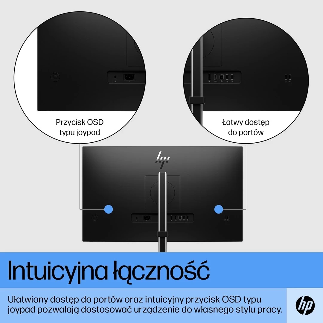 Monitor HP E27 G5, 27", Full HD, 75Hz, i zi/argjend