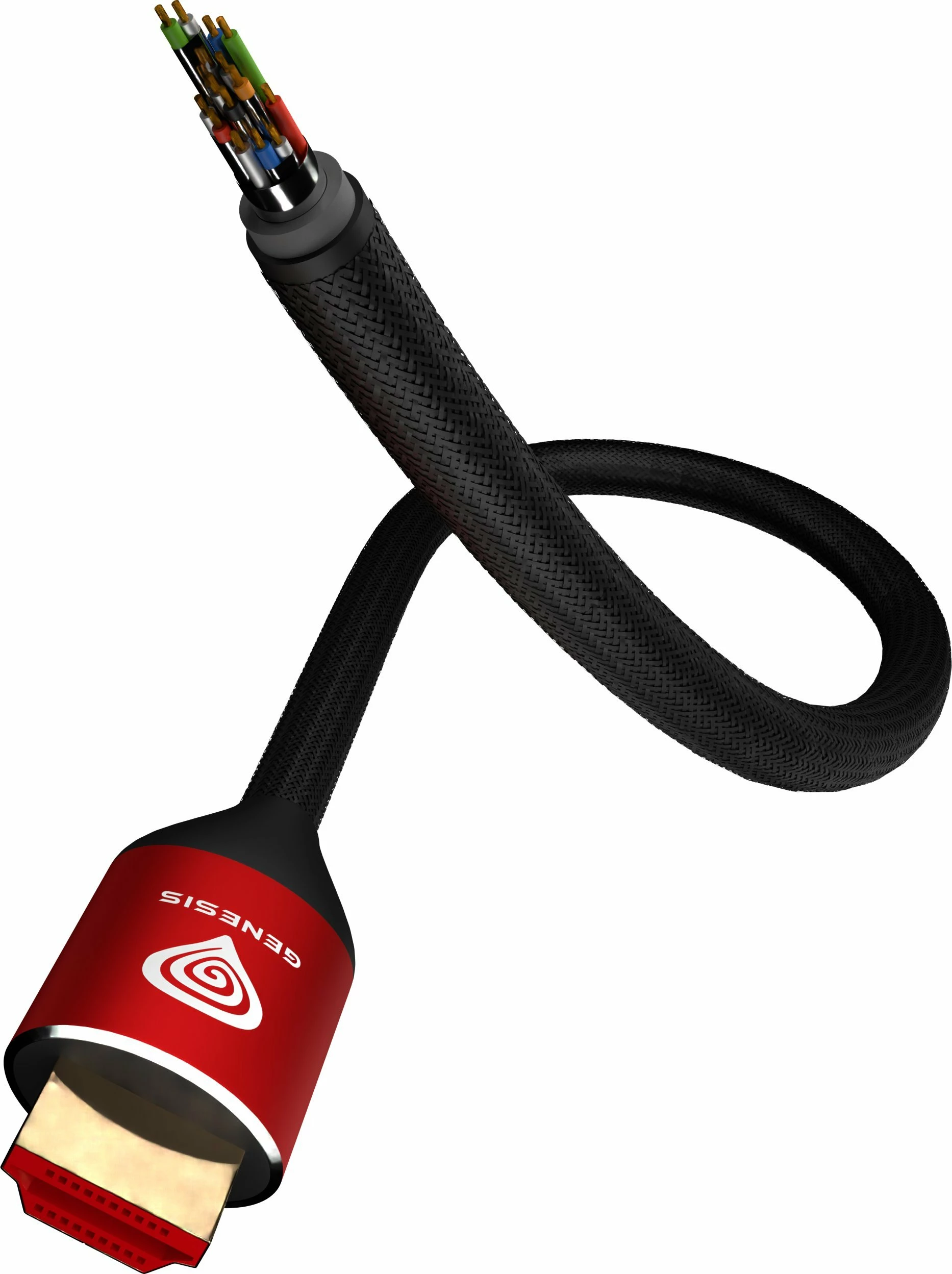 Kabllo HDMI Genesis NKA-1994, 3m, HDMI 2.1 8K 48Gbps, eARC, e zezë